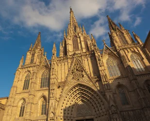 Barcellona, Spagna. La cattedrale gotica.